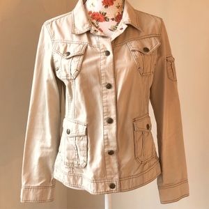 🤑DKNY Jeans Utility Jeans Style Cotton Jacket Tan